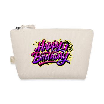 HAPPY BIRTHDAY GIFT PRINT GRAFF - Trousse biologique - nature - Devant
