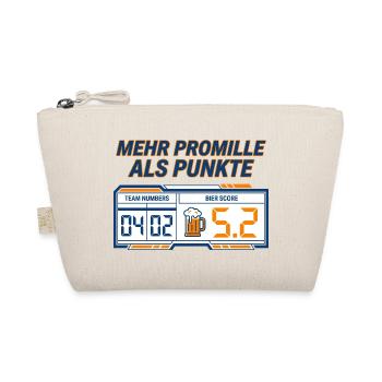 Mehr_Promille_Punkte_Scoreboard_Hoodie_T-shirt - Bio-Täschchen - Natur - Vorne