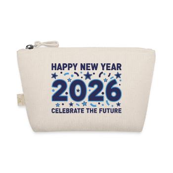 Happy New Year 2026 Celebrate Future - Organic Pouch - nature - Front