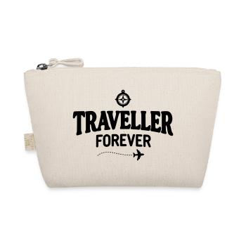Reisender für immer - Traveller Forever - Bio-Täschchen - Natur - Vorne