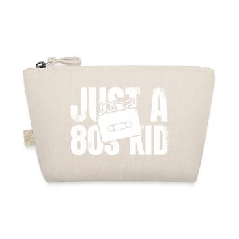 Nur ein 80er Jahre Kind - Bio-Täschchen - Natur - Vorne