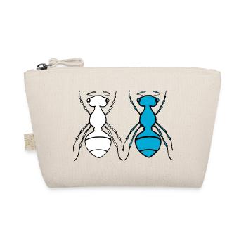 Ant Duo - Bio-Täschchen - Natur - Vorne