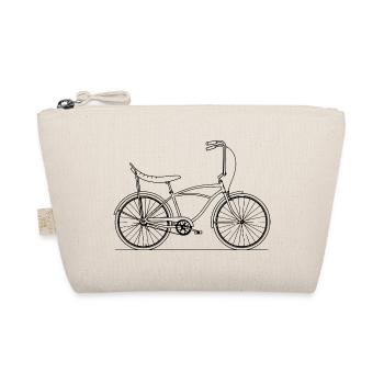 Bonanza Bicycle Icon – Chopper Style Design - Organic Pouch - nature - Front