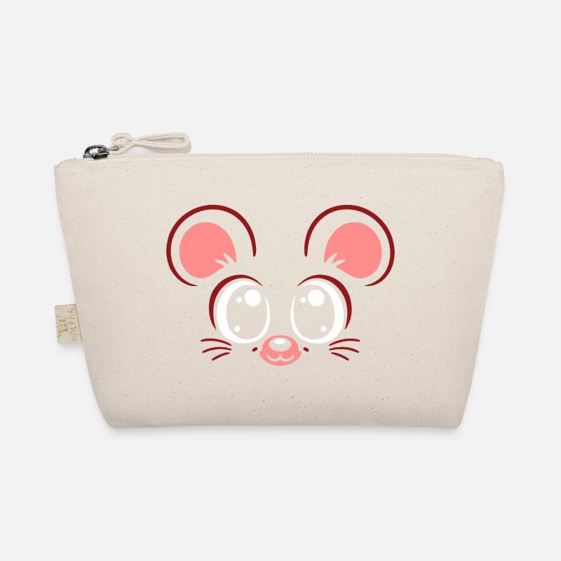 Maus | Big Face Kostüm Karneval Verkleidung Bio-Täschchen