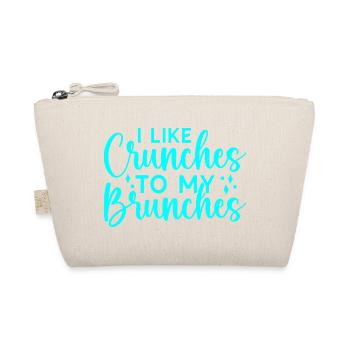 Fitness Motivation Bodybuilder Like Crunches - Organic Pouch - nature - Front