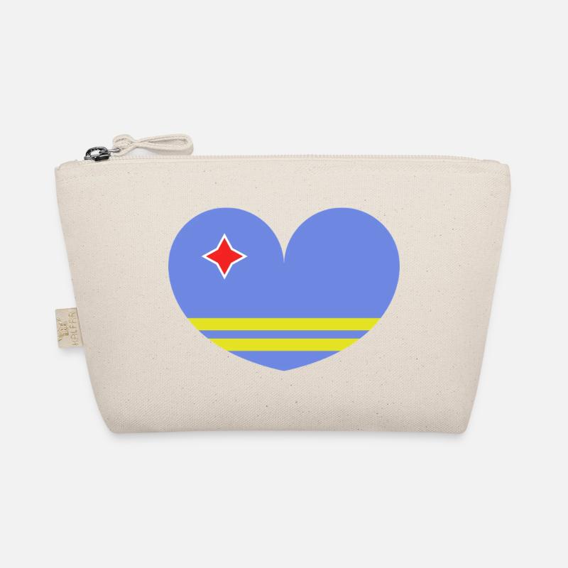 Cœur du drapeau d’Aruba Trousse biologique