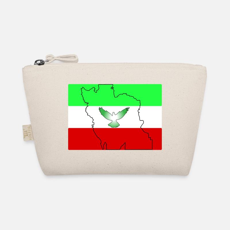 Iran Flagge  - Bio-Täschchen - Natur