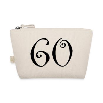 60. 60 ANS. 60e ANNIVERSAIRE. ANNIVERSAIRE 60 ANS. - Trousse biologique - nature - Devant
