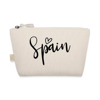 Spanien Herz Frauen Liebe Spanien - Bio-Täschchen - Natur - Vorne