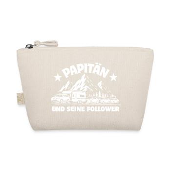 PAPITÄN UND SEINE FOLLOWER | Caravan Stau - Bio-Täschchen - Natur - Vorne