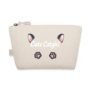 Mignonne fille-chat, expressions de chat, pattes - Trousse biologique - nature - Devant