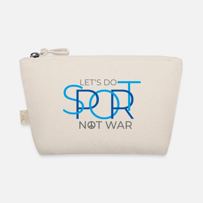 let's do sport not war Bio-Täschchen