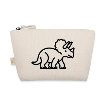 triceratops - Organic Pouch - nature - Front