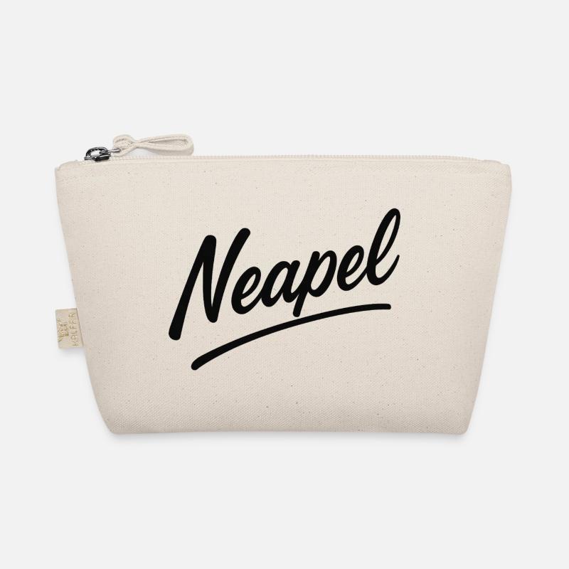 Neapel Script Schriftzug Bio-Täschchen