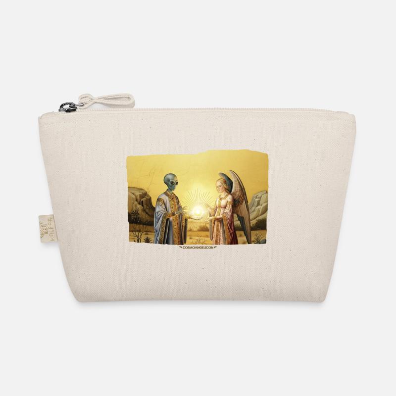 Alien & Angel Light Orb Encounter Medieval Sci-Fi Organic Pouch