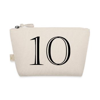 10. 10 YEARS. 10th ANNIVERSARY. 10 YEAR ANNIVERSARY. - Organic Pouch - nature - Front