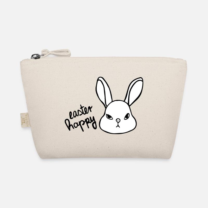 Sarkastischer Osterhase - Easter Happy Bunny Bio-Täschchen