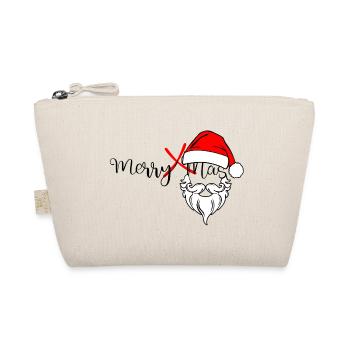 Merry_X_Mas - Bio-Täschchen - Natur - Vorne