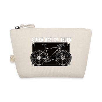 Guter Rad ist teuer – Fahrrad Spruch - Bio-Täschchen - Natur - Vorne