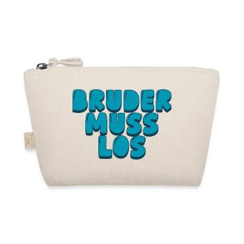 Bruder muss los - Bio-Täschchen - Natur - Vorne