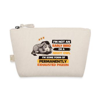 Permanently Exhausted Pigeon - Organic Pouch - nature - Front