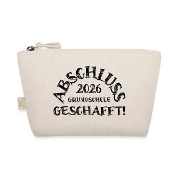 Abschluss 2026 Grundschule geschafft! - Bio-Täschchen - Natur - Vorne