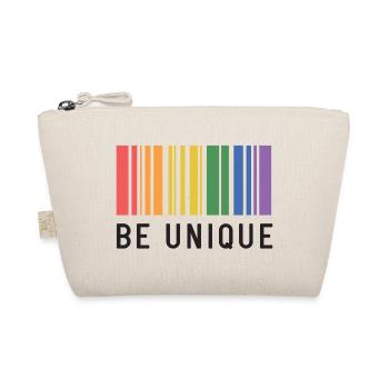 LGBT-Pride-Monat – Sei einzigartig - Bio-Täschchen - Natur - Vorne