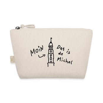 Moin Hamburg Michel Plattdeutsch - Bio-Täschchen - Natur - Vorne