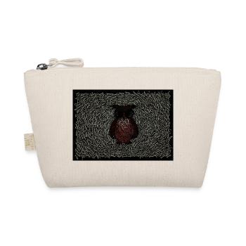 Funny owl - Organic Pouch - nature - Front