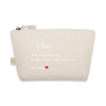 Papa Mon héros Message émouvant enfant - Trousse biologique - nature - Devant
