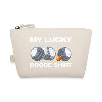 My lucky bocce Petanque Boule Boulespieler - Bio-Täschchen - Natur - Vorne