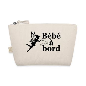 Sticker Autocollant pour Voiture fée bébé à Bord - Trousse biologique - nature - Devant