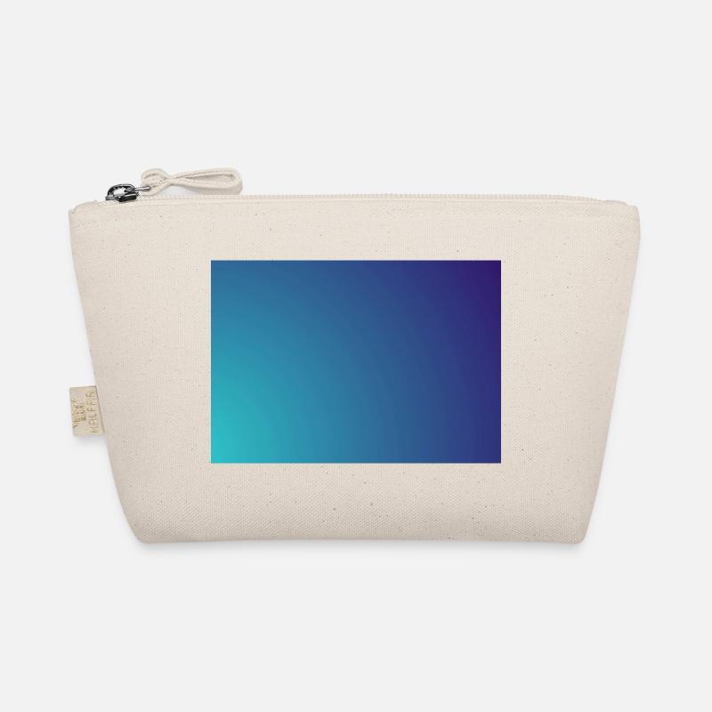 Kreisender Cyan-Violett Gradient Bio-Täschchen