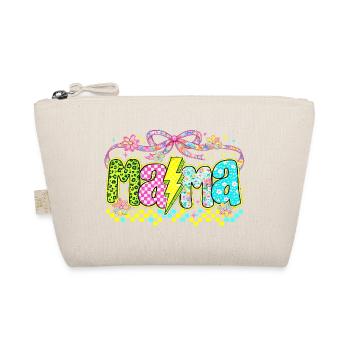 Mama Retro Flashy | Neon Style Mother's Day - Organic Pouch - nature - Front