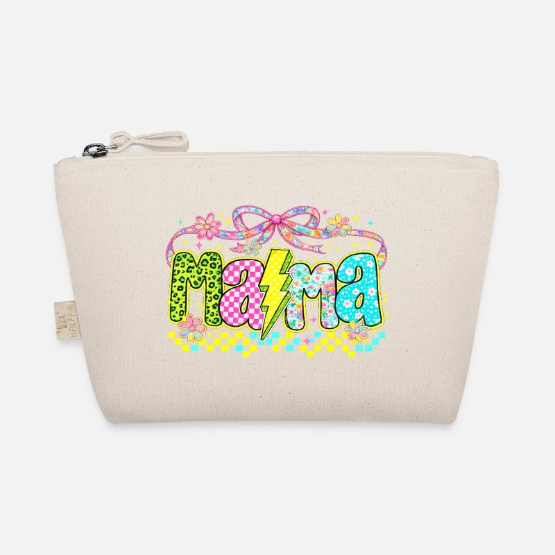 Mama Retro Flashy | Neon Style Mother's Day Organic Pouch