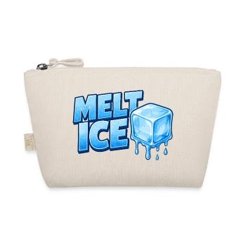 Schmelzendes Eis Cartoon Design - Organic Pouch - nature - Front