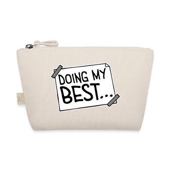 Je fais mon meilleur dicton motivant honnête et drôle - Trousse biologique - nature - Devant