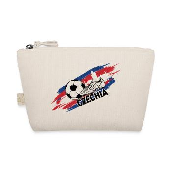 Tschechischer Fußball Tschechischer Fußballfan-Trikot - Bio-Täschchen - Natur - Vorne