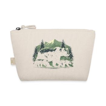 Bear Trail in Pine Dawn - Bio-Täschchen - Natur - Vorne