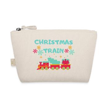 Christmas Train - Organic Pouch - nature - Front