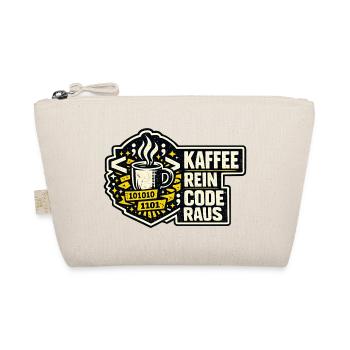 Kaffee Rein Code Raus - Bio-Täschchen - Natur - Vorne