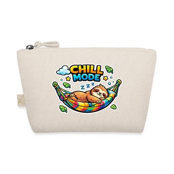 Chill mode sloth in hammock - Organic Pouch - nature - Front