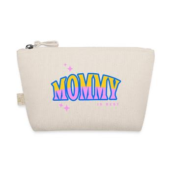 Mommy Is Best Pop Art Design - Organic Pouch - nature - Front