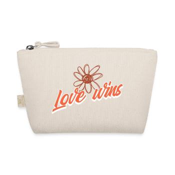 Love Wins Blossom Doodle - Organic Pouch - nature - Front