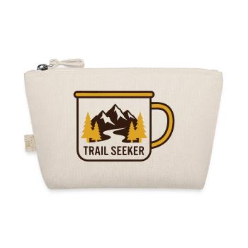 Berge Tasse Wander Logo - Bio-Täschchen - Natur - Vorne