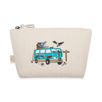 Outdoor Stay Wild Camper Motiv Vanlife Camping - Bio-Täschchen - Natur - Vorne
