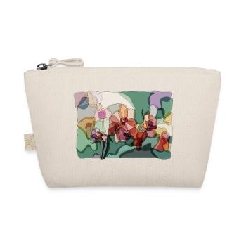 Abstract Orchids | Zen Floral Illustration - Organic Pouch - nature - Front