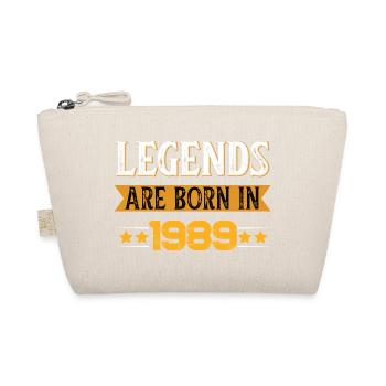 Birthday born in 1989 - Organic Pouch - nature - Front