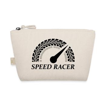 Speedometer Speed Racer - Organic Pouch - nature - Front