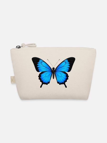Ulysses Butterfly Papilio ulysses Realistischer Stil - Bio-Täschchen - Natur